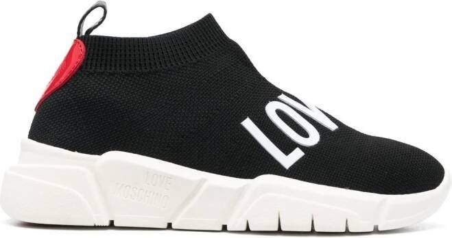 Love Moschino Slip-on sneakers Zwart