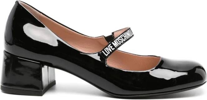 Love Moschino Pumps met logo Zwart