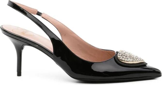 Love Moschino Pumps verfraaid met kristallen Zwart