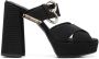 Love Moschino Sandalen met gekruiste bandjes Zwart - Thumbnail 1