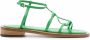 Low Classic Sandalen met open neus Groen - Thumbnail 1