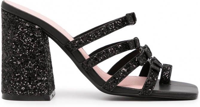 Macgraw Dorothy sandalen met glitter Zwart