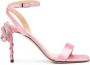 MACH & MACH Wonder Tulip leren sandalen Roze - Thumbnail 1