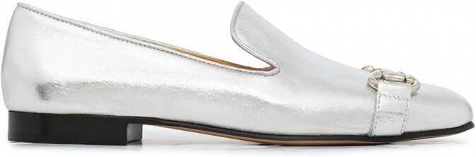 Madison.Maison Loafers met vierkante neus Zilver