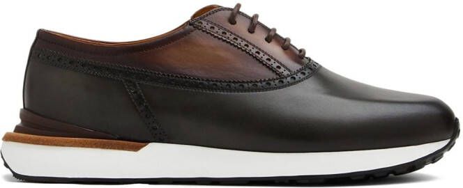 Magnanni Leren sneakers Zwart