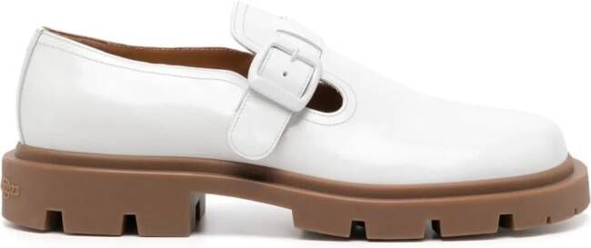 Maison Margiela Ivy leren loafers Wit