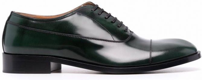 Maison Margiela Leren Oxford schoenen Groen