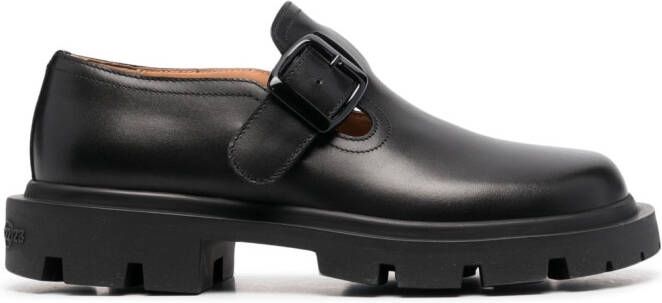 Maison Margiela Ivy leren loafers Zwart