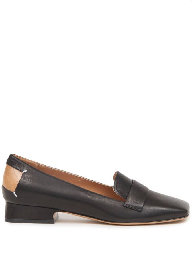 Maison Margiela Four Stitches Décortiqué loafers Zwart