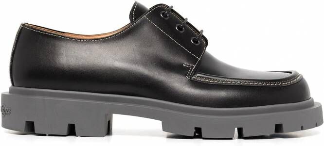 Maison Margiela Ivy leren derby schoenen Zwart