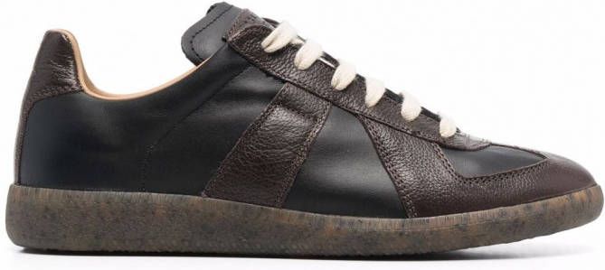 Maison Margiela Replica low-top leren sneakers Zwart