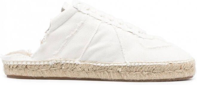 Maison Margiela Replica canvas espadrille sneakers Wit