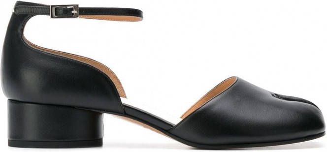 Maison Margiela Tabi decolleté Mary Jane pumps Zwart