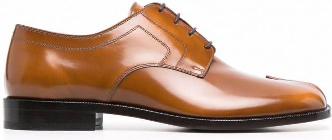 Maison Margiela Tabi derby veterschoenen Bruin