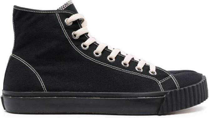 Maison Margiela Tabi high-top sneakers Zwart