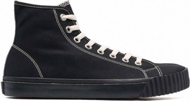 Maison Margiela Tabi high-top sneakers Zwart