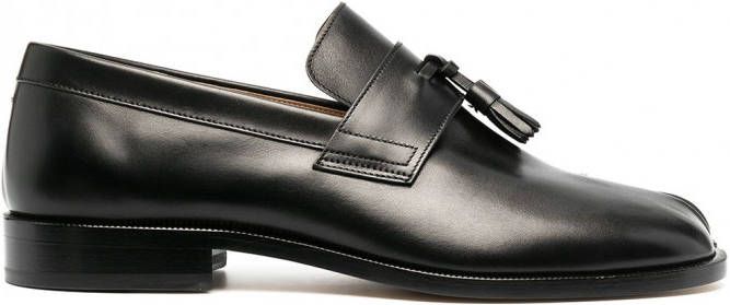 Maison Margiela Tabi leren loafers Zwart