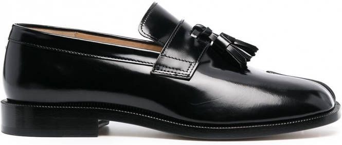 Maison Margiela Tabi leren loafers Zwart