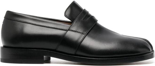 Maison Margiela Tabi leren loafers Zwart