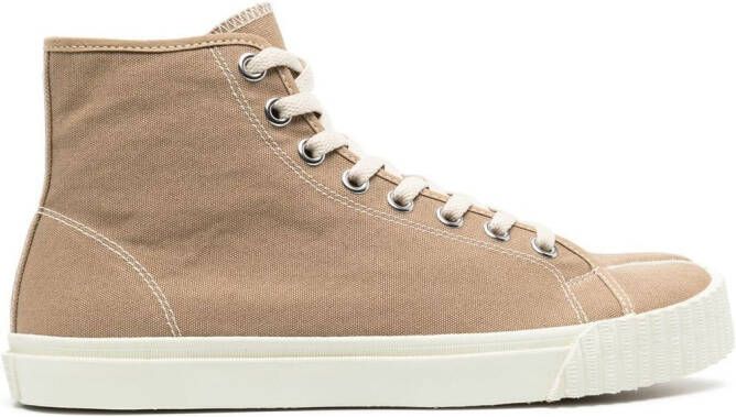 Maison Margiela Tabi high-top sneakers Bruin