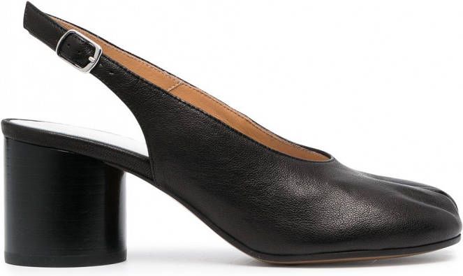 Maison Margiela Tabi slingback pumps Zwart