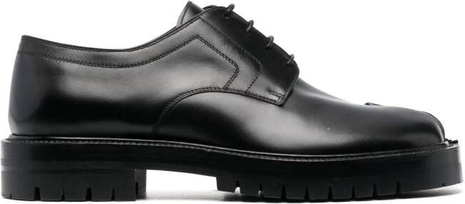 Maison Margiela Tabi derby veterschoenen Zwart