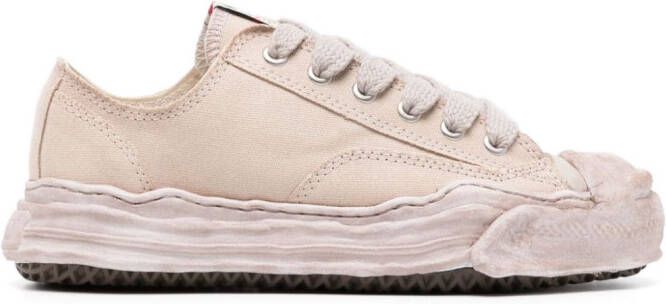 Maison MIHARA YASUHIRO Hank canvas sneakers Beige