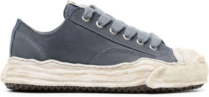 Maison MIHARA YASUHIRO Hank canvas sneakers Blauw