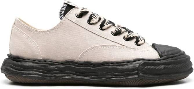 Maison MIHARA YASUHIRO Peterson canvas sneakers Beige