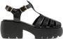 Maje Leren sandalen Zwart - Thumbnail 1