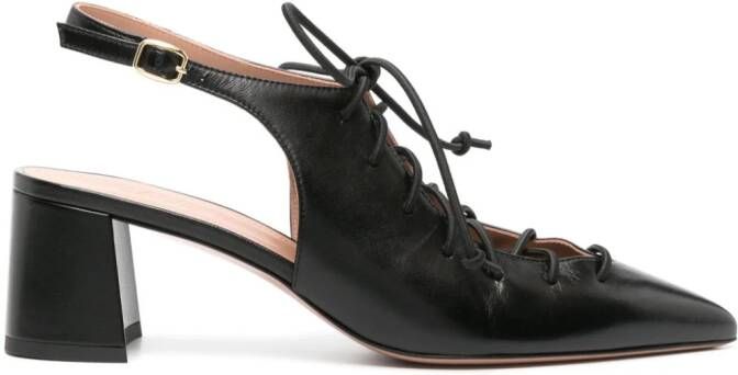 Malone Souliers Alessa 45mm leren pumps Zwart