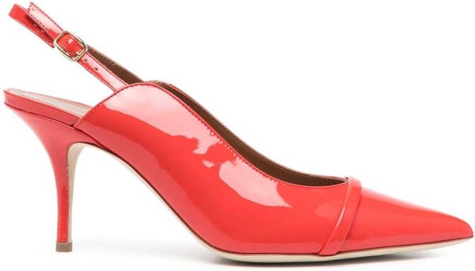 Malone Souliers Pumps met enkelbandje Rood