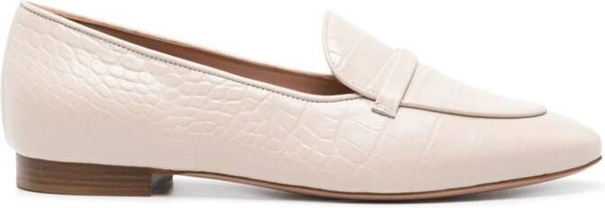 Malone Souliers Bruni leren loafers Beige