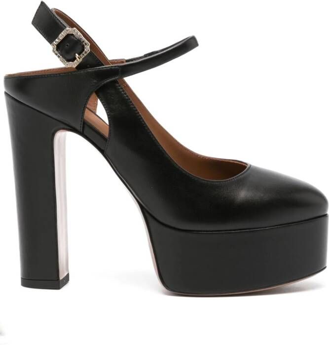 Malone Souliers Ilenia leren pumps Zwart