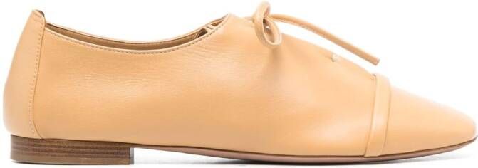 Malone Souliers Jean Flat loafers met veters Beige