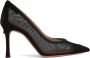 Malone Souliers Liberty 90 mm pumps met mesh Zwart - Thumbnail 1