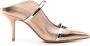 Malone Souliers Maureen 70 mm metallic muiltjes Goud - Thumbnail 1