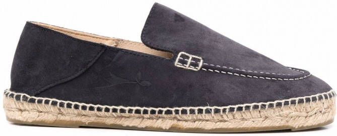 Manebi Hamptons espadrilles met decoratief stiksel Blauw