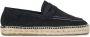 Manebi Hamptons espadrilles met inklapbare hak Zwart - Thumbnail 1