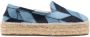 Manebi Poppy canvas espadrilles Blauw - Thumbnail 1