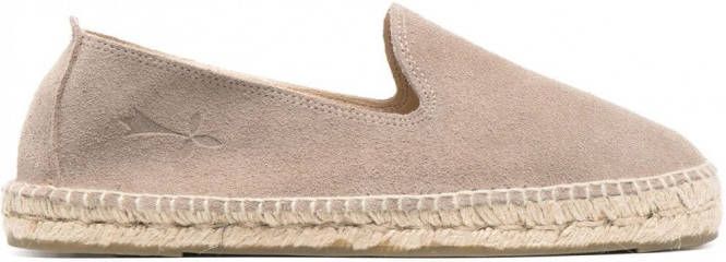 Manebi Espadrilles met ronde neus Beige