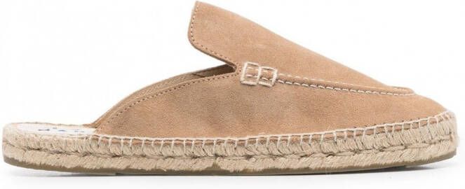 Manebi Suède espadrilles Beige