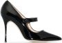 Manolo Blahnik Campari pumps met puntige neus Zwart - Thumbnail 1