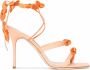 Manolo Blahnik Fiocco sandalen Oranje - Thumbnail 1