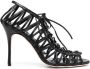 Manolo Blahnik Hamzana sandalen met bandjes Zwart - Thumbnail 1