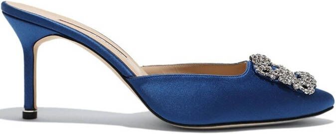 Manolo Blahnik Hangisi leren pumps Blauw