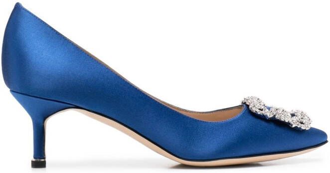 Manolo Blahnik Hangisi pumps Blauw