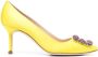 Manolo Blahnik Hangisi pumps Geel - Thumbnail 1