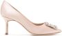 Manolo Blahnik Hangisi pumps met kristallen gesp Roze - Thumbnail 1