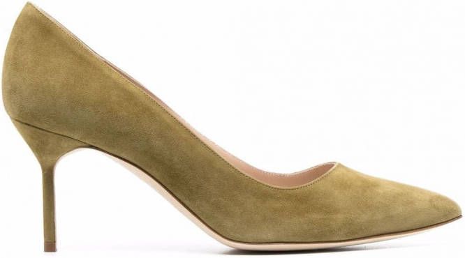 Manolo Blahnik Tora pumps Groen